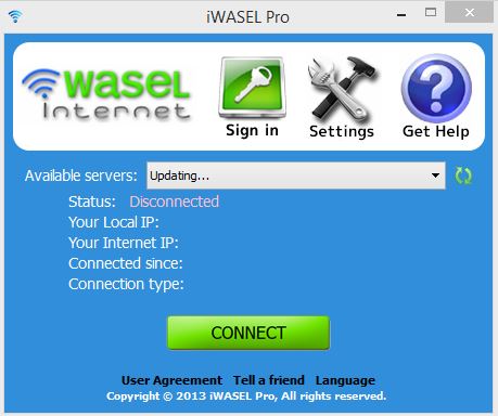 Good VPN to use is iWASEL VPN Service